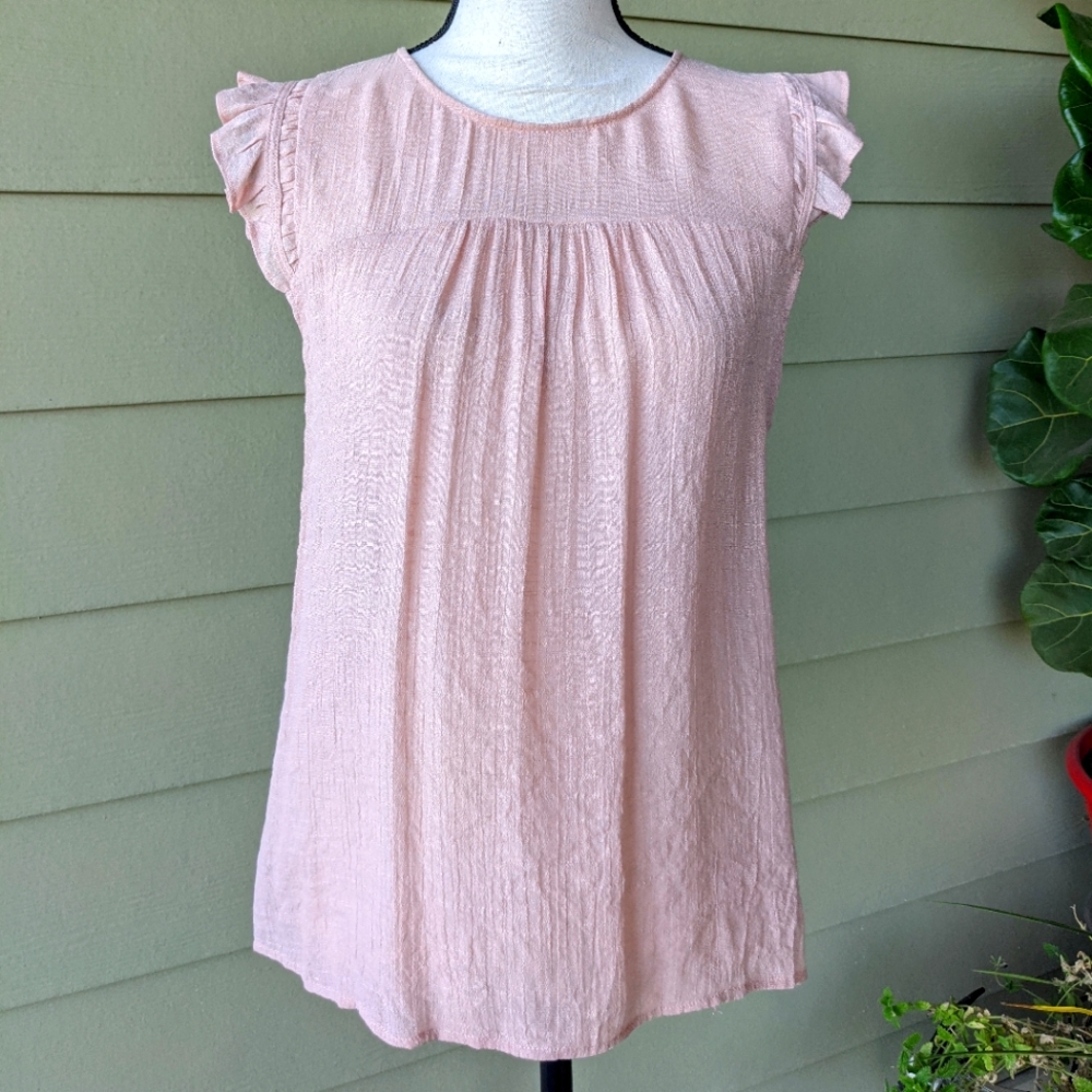 Babydoll ruffle tank